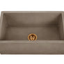 Castro - 30" Concrete Farmhouse Sink (Rustic Concrete)