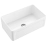 Salinas - 30" Apron Front Single Bowl Convertible Fireclay Farmhouse Kitchen Sink