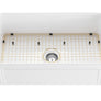 Salinas - 30" Apron Front Single Bowl Convertible Fireclay Farmhouse Kitchen Sink