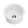 Bishop - 18" Round Undermount Fireclay Bar Sink