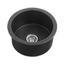 Bishop - 18" Round Undermount Fireclay Bar Sink