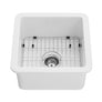 Avalon - 18" Square Undermount Fireclay Bar Sink
