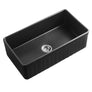 Monterey - 33" Apron Front Single Bowl Convertible Fireclay Farmhouse Kitchen Sink