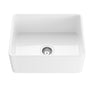 Ojai - 24" Apron Front Single Bowl Convertible Fireclay Farmhouse Kitchen Sink