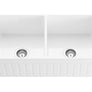 Monterey - 33" Apron Front Double Bowl Convertible Fireclay Farmhouse Kitchen Sink