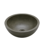 Venice - 15" Circular Concrete Vessel Sink (Rustic Concrete)