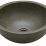 Venice - 15" Circular Concrete Vessel Sink (Rustic Concrete)