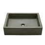 Arcadia - 19.5" Rectangular Concrete Vessel Sink (Rustic Concrete)
