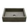 Arcadia - 19.5" Rectangular Concrete Vessel Sink (Rustic Concrete)