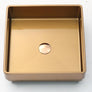 Cardiff - 15.75” x 15.75" PVD Stainless Steel Half Drop-In Sink