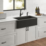 Bixby - 33" Concrete Workstation Farmhouse Sink (Rustic Concrete)