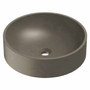 Solano- 18" Round Concrete Bathroom Sink (Contemporary Concrete)